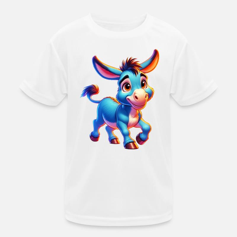 Donkey Mule Kids Functional T-Shirt