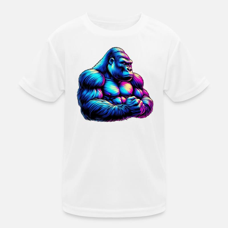 Gorilla Kinder Funktions-T-Shirt