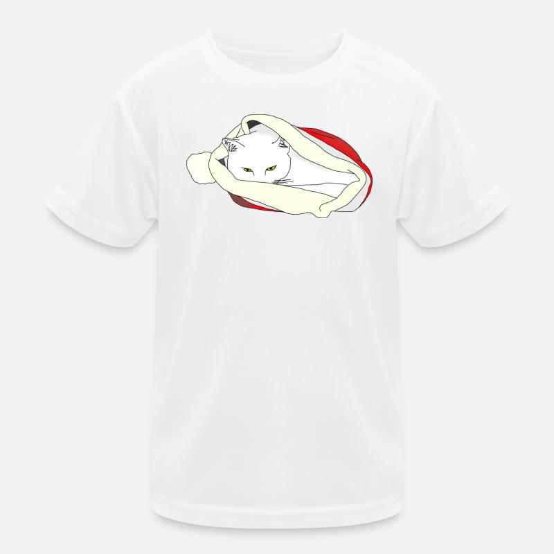 Chat de Noël T-shirt sport Enfant