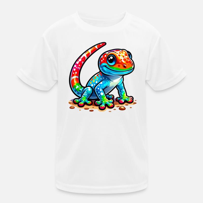 Gecko Kinder Funktions-T-Shirt