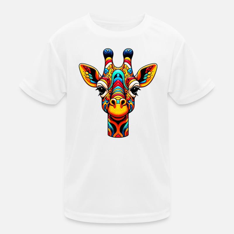 Giraffe Kinder Funktions-T-Shirt