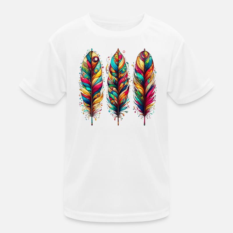 Feathers Kids Functional T-Shirt