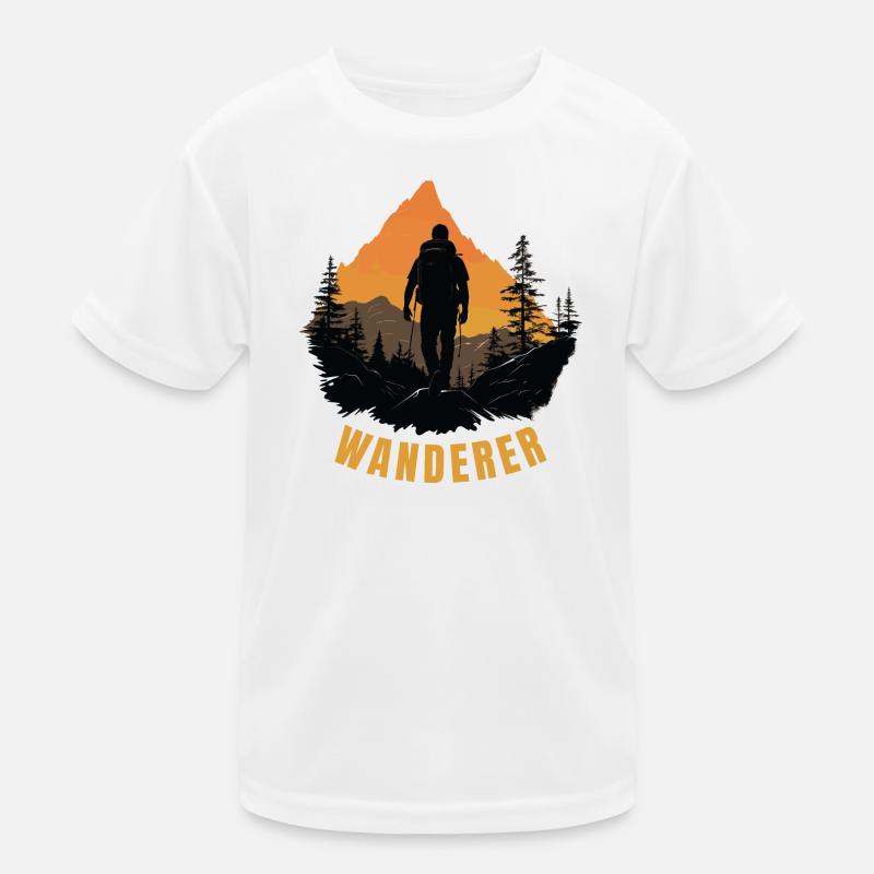 Wanderer Kinder Funktions-T-Shirt