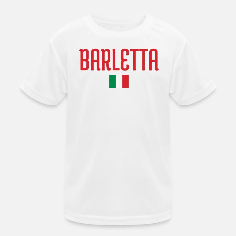Conception du drapeau italien Barletta T-shirt sport Enfant