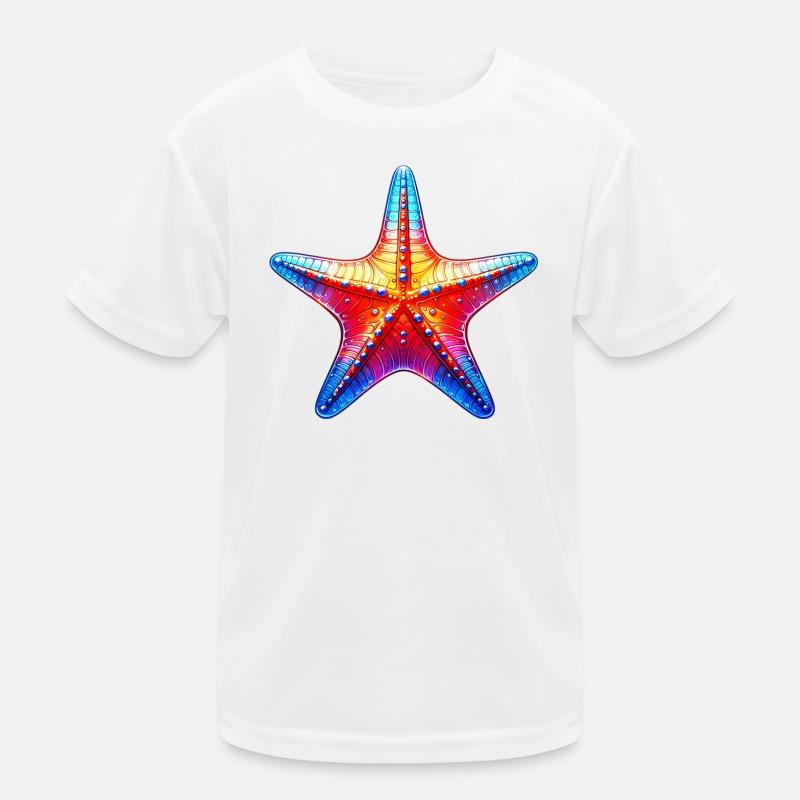 Seestern Kinder Funktions-T-Shirt