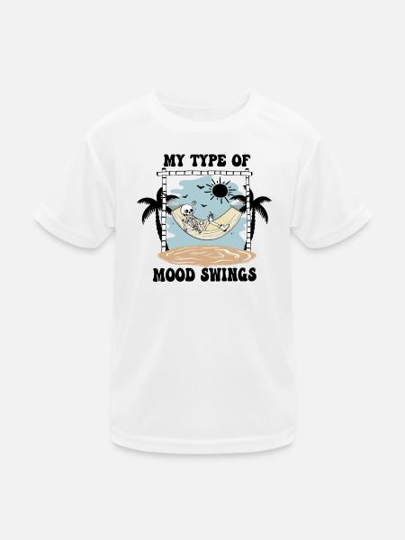Skeleton Hammock Beach - Kids Functional T-Shirt - white - Front