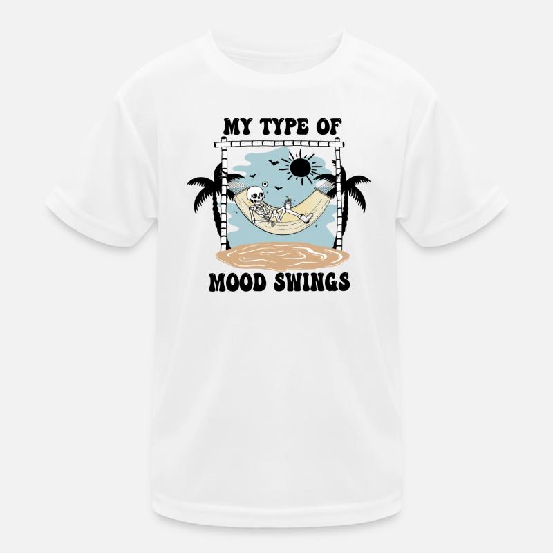 Skeleton Hammock Beach Kids Functional T-Shirt