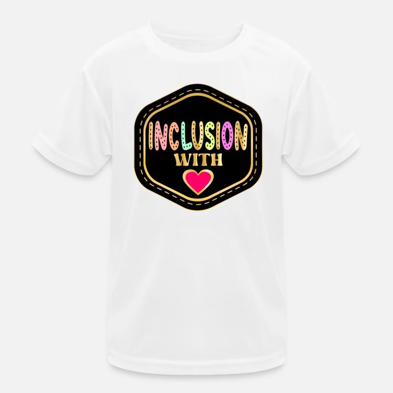 INKLUSION MIT LIEBE Kinder Funktions-T-Shirt