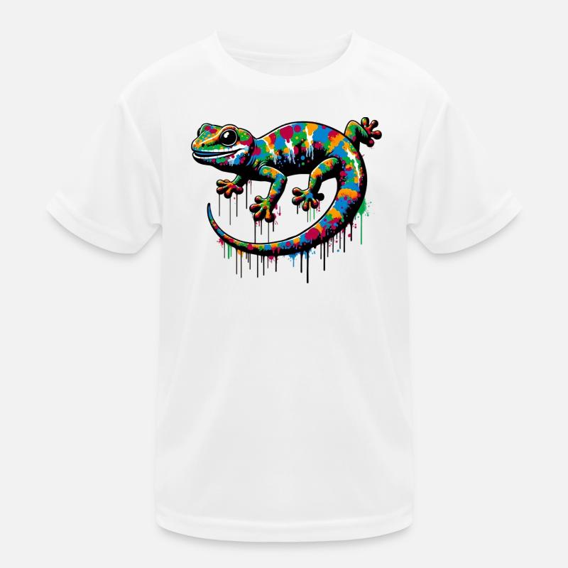 Gecko Kinder Funktions-T-Shirt