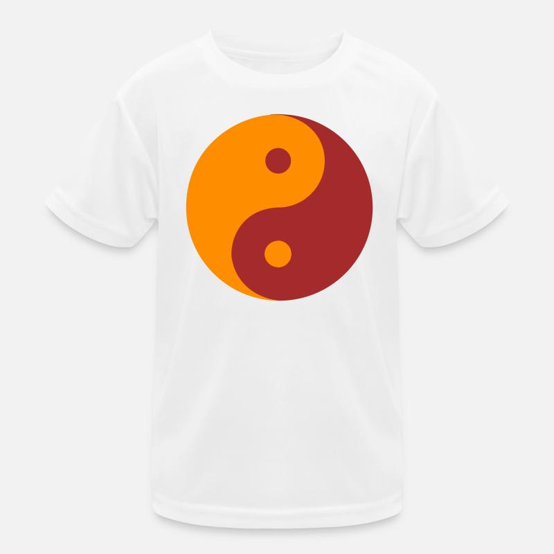 YIN YANG Kinder Funktions-T-Shirt