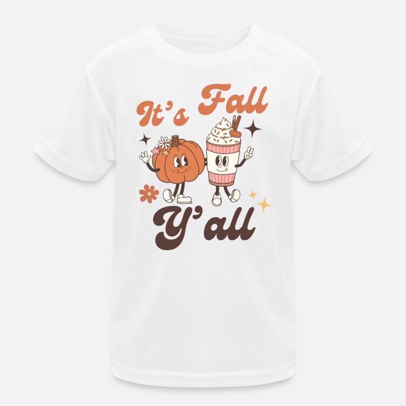 It's Fall Y'all T-shirt sport Enfant