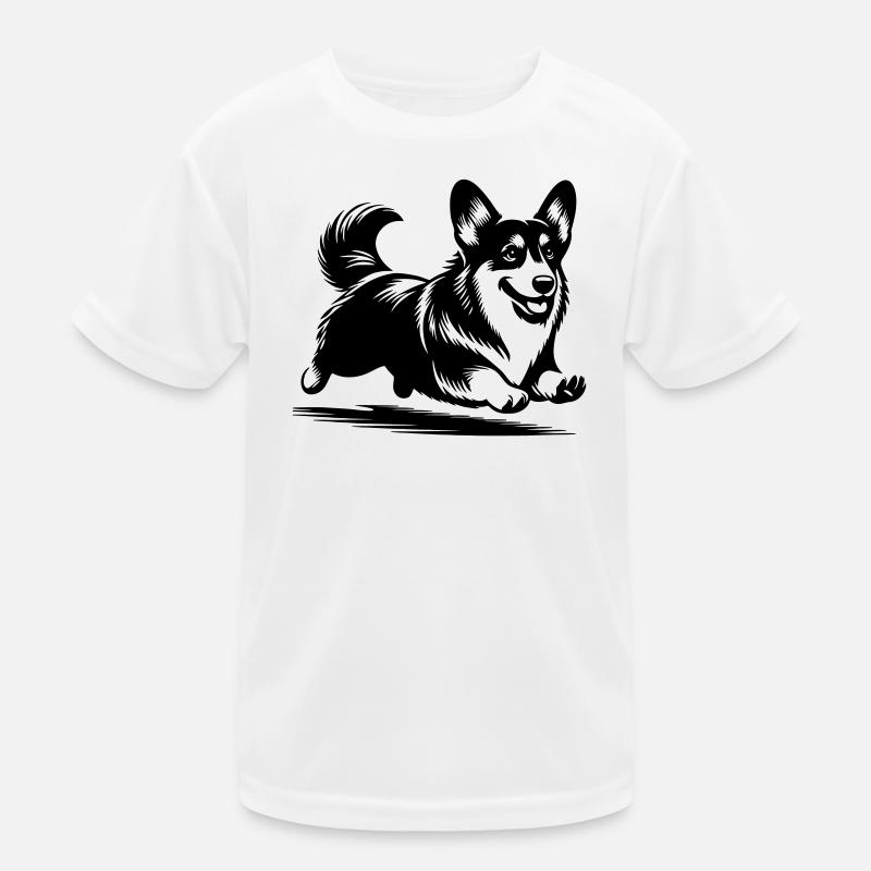 Welsh Corgi Kinder Funktions-T-Shirt