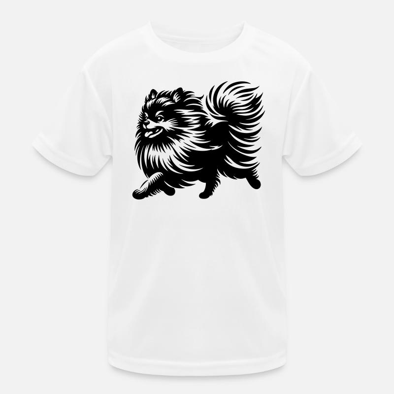 Zwergspitz Kinder Funktions-T-Shirt
