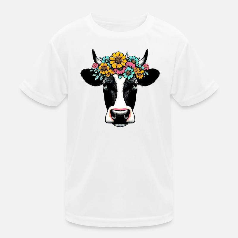 Kuh Kinder Funktions-T-Shirt