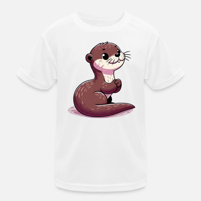 Otter Kinder Funktions-T-Shirt