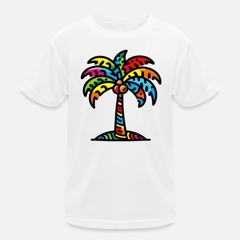 Palm tree Kids Functional T-Shirt