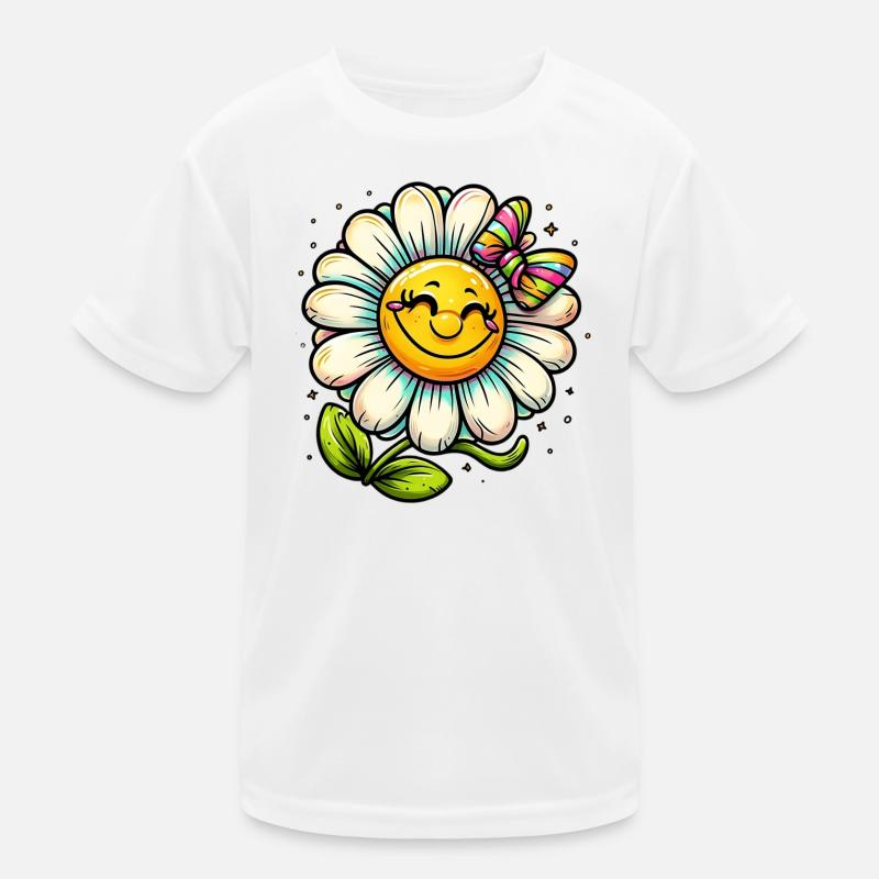Gänseblümchen Kinder Funktions-T-Shirt