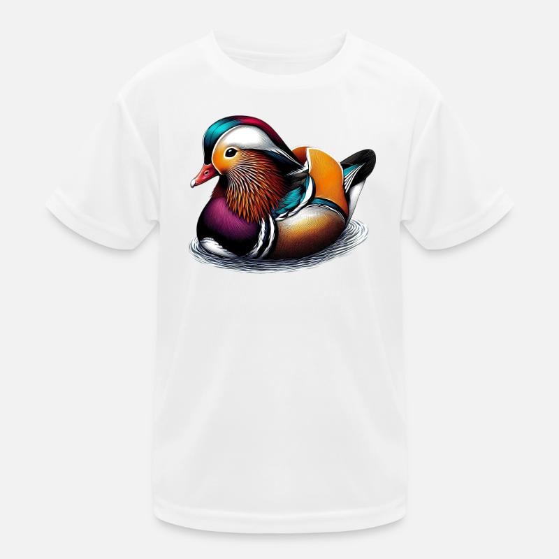 Mandarin duck Kids Functional T-Shirt