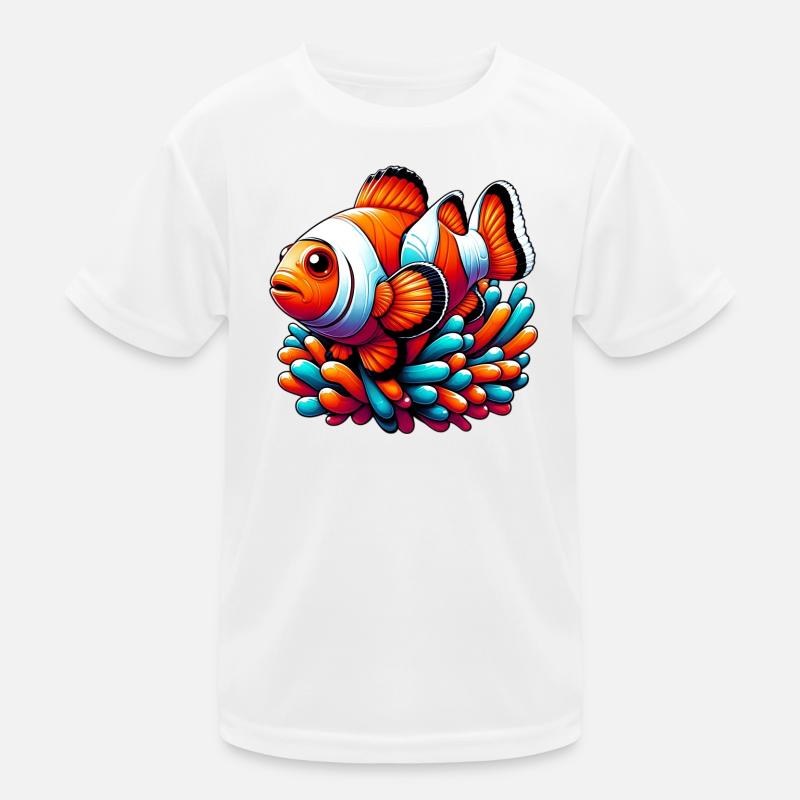 Clownfisch Kinder Funktions-T-Shirt