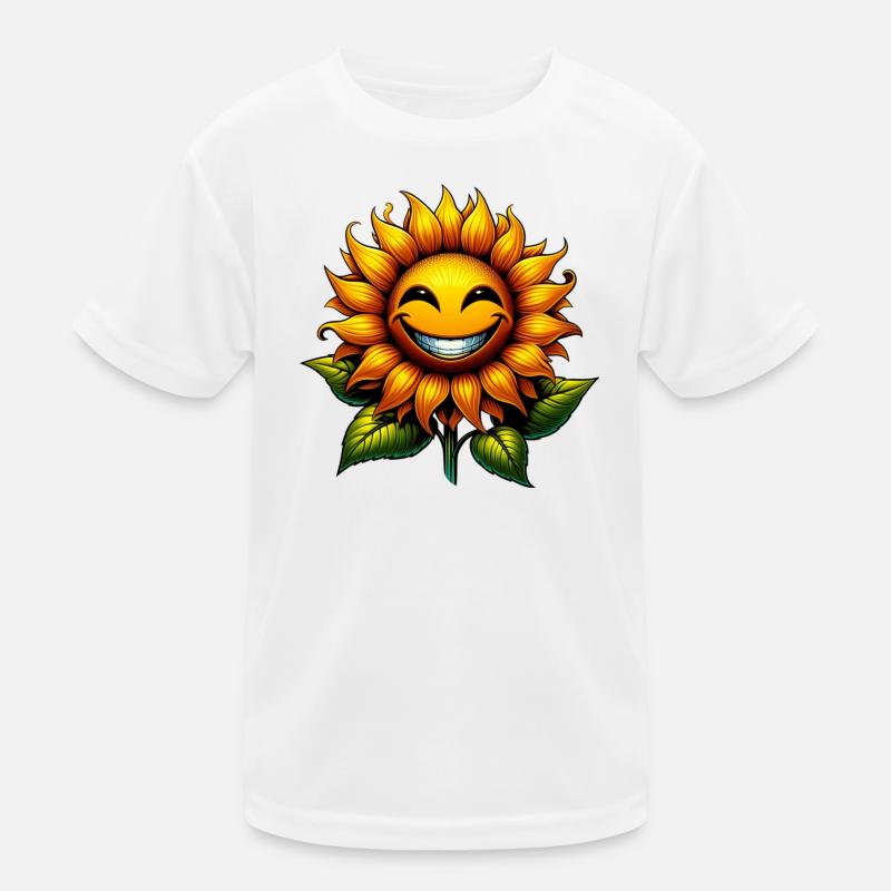 Sonnenblume Kinder Funktions-T-Shirt