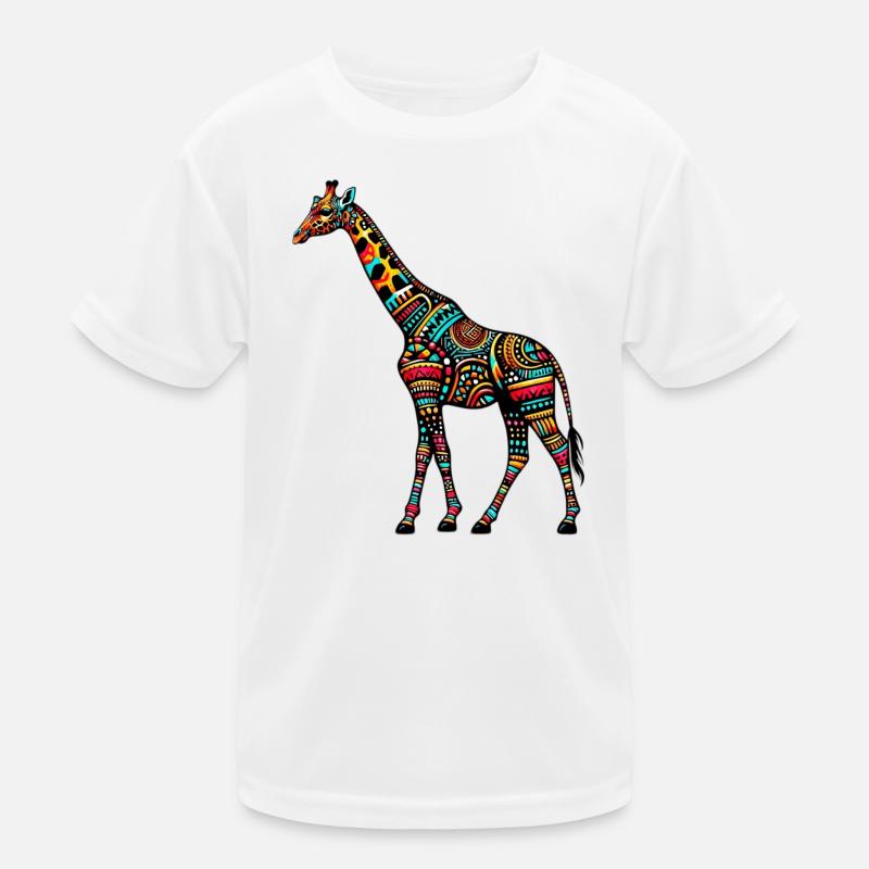 Giraffe Kinder Funktions-T-Shirt