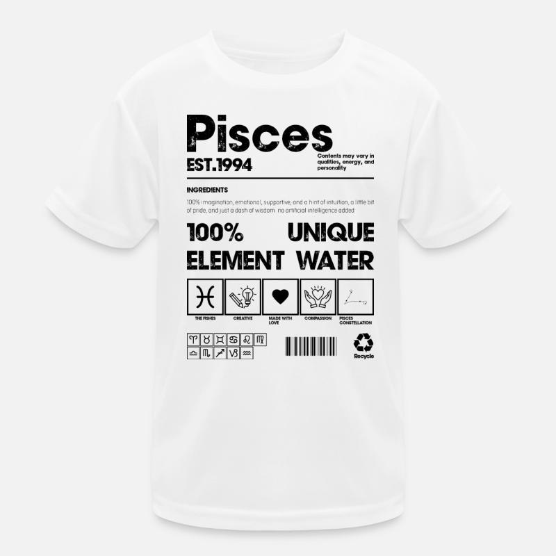 Pisces 1994 Kids Functional T-Shirt
