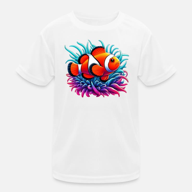 Clownfisch Kinder Funktions-T-Shirt