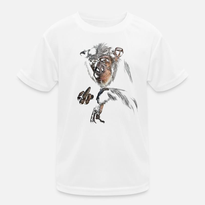 Chimpanzee Kids Functional T-Shirt
