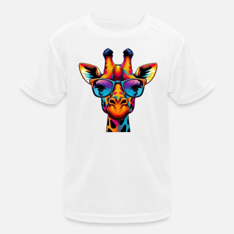 Giraffe Kinder Funktions-T-Shirt