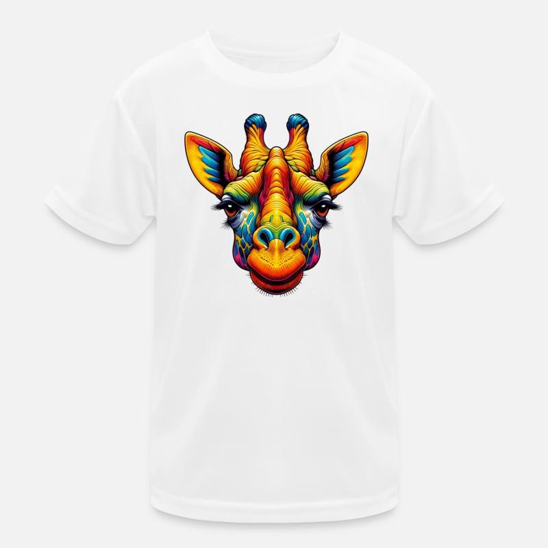 Giraffe Kinder Funktions-T-Shirt