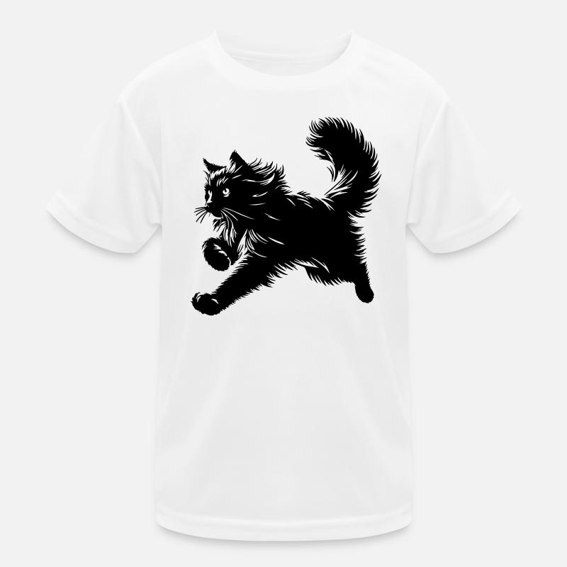 Norwegian Forest Cat Kids Functional T-Shirt