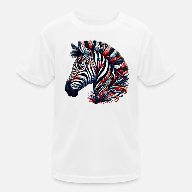 Zebra Kids Functional T-Shirt