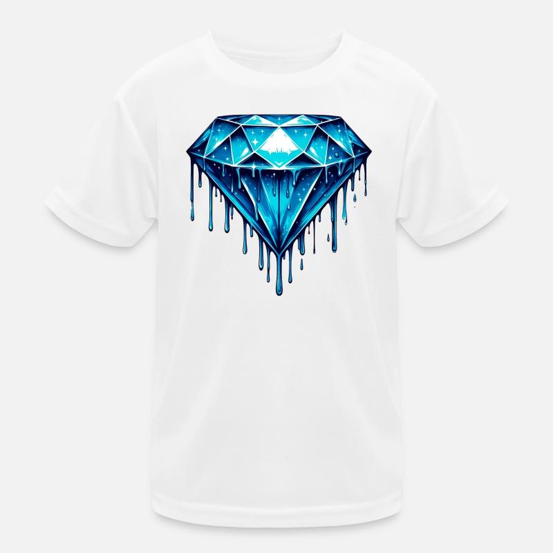 Diamant Kinder Funktions-T-Shirt