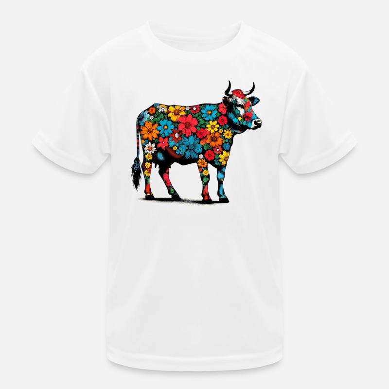Kuh Kinder Funktions-T-Shirt