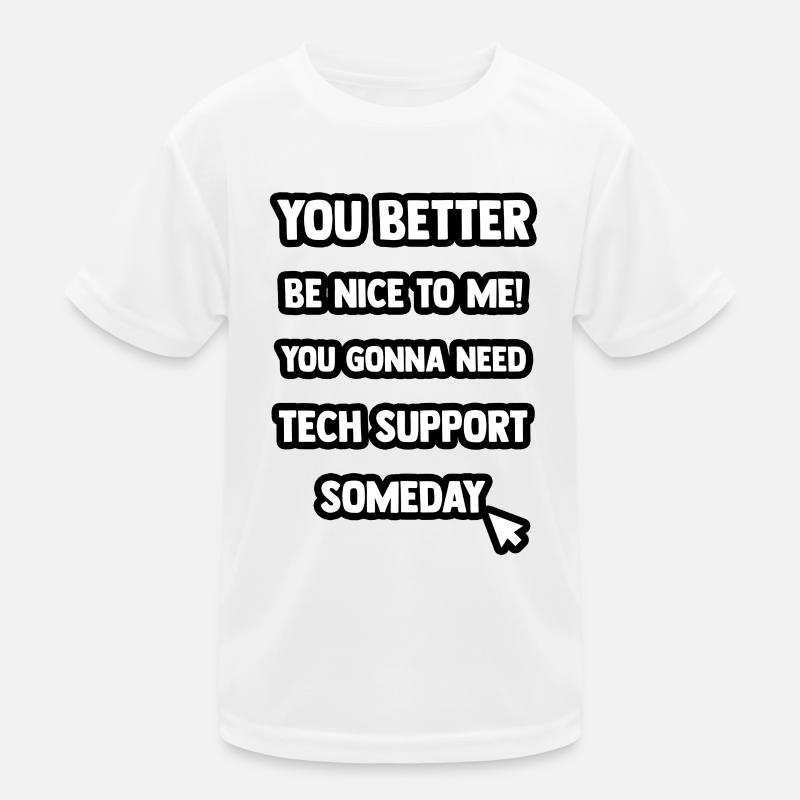 Tech Support Kinder Funktions-T-Shirt