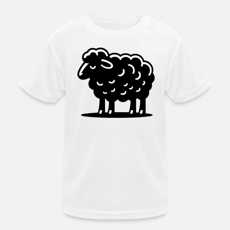Mouton noir T-shirt sport Enfant
