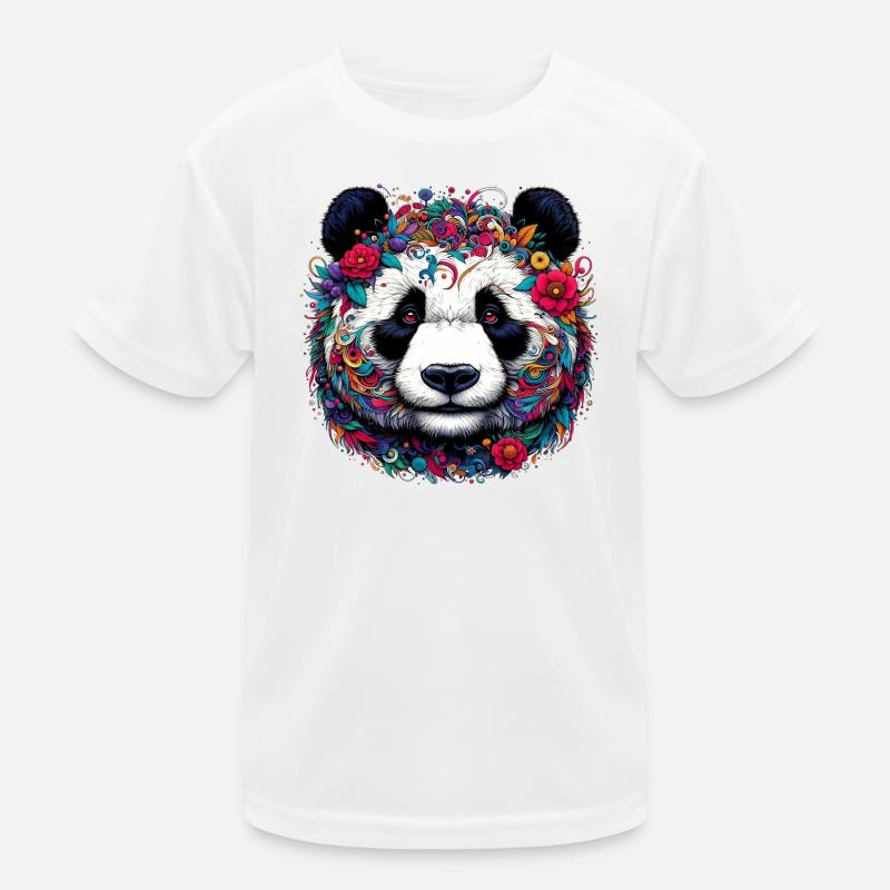 Panda Kinder Funktions-T-Shirt