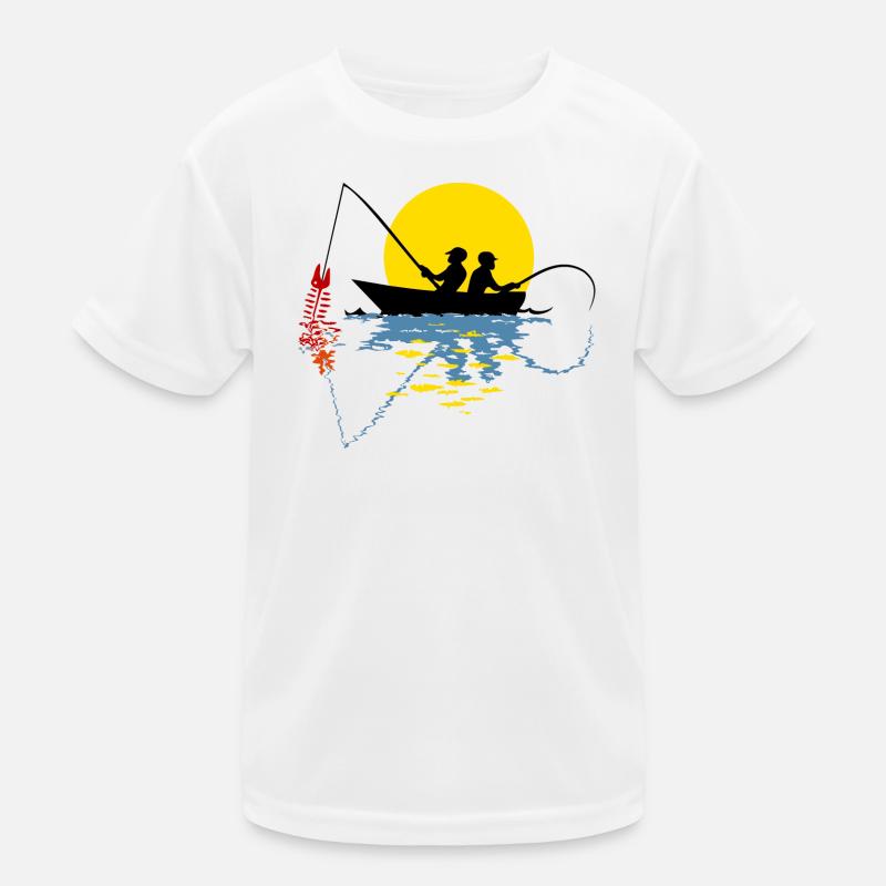Pêcheur en bateau T-shirt sport Enfant