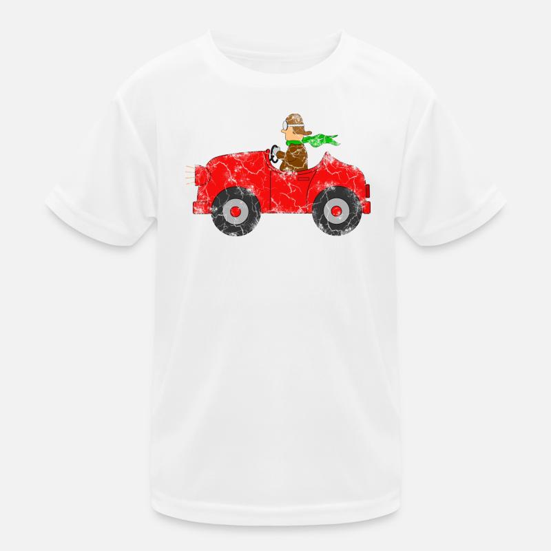Car with driver Kids Functional T-Shirt