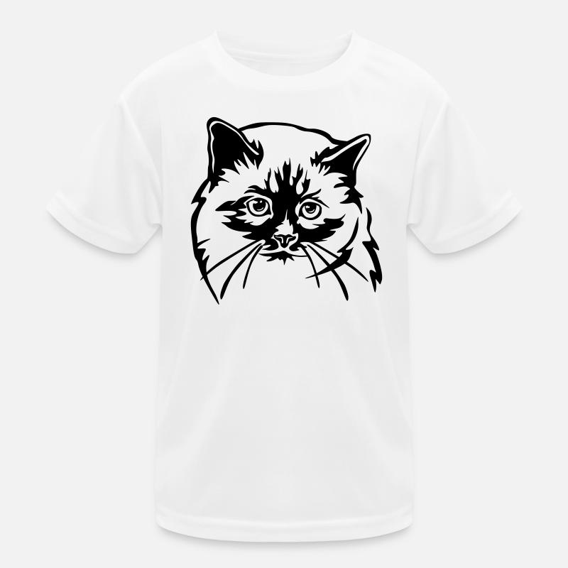 Chat birman T-shirt sport Enfant