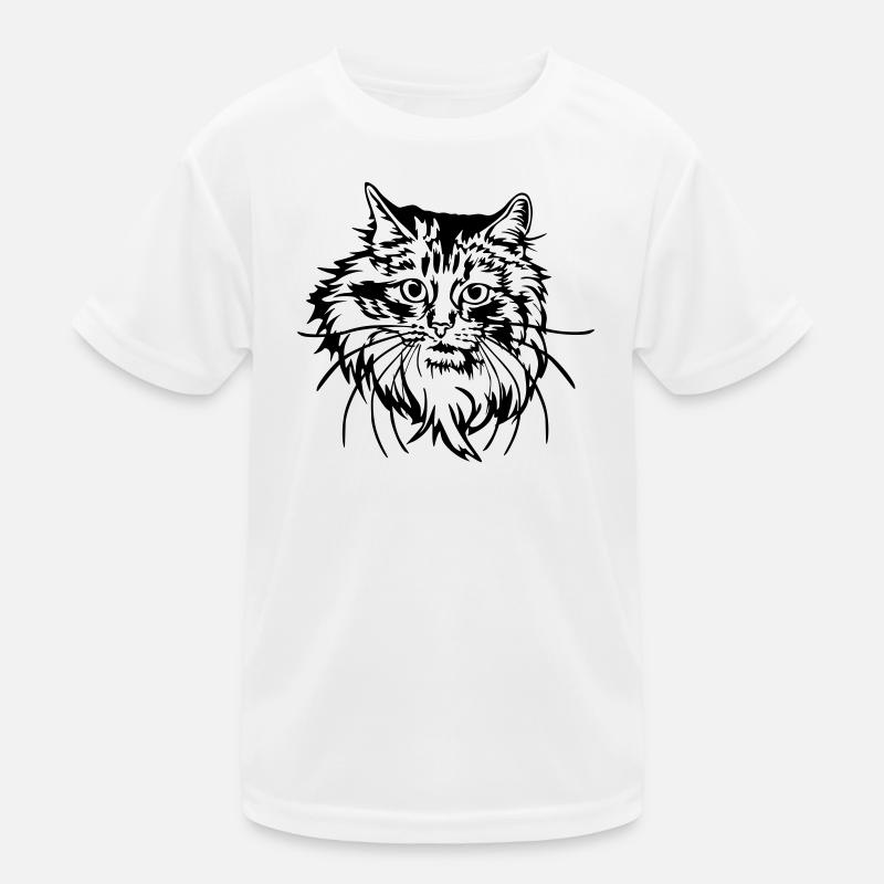 Norwegian Forest Cat Kids Functional T-Shirt