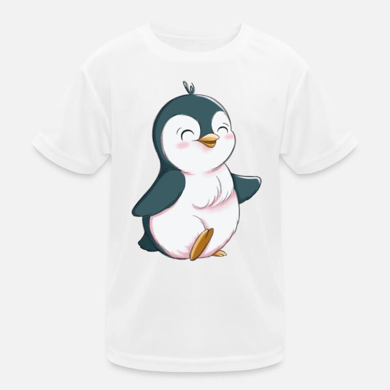 Pingouin mignon T-shirt sport Enfant