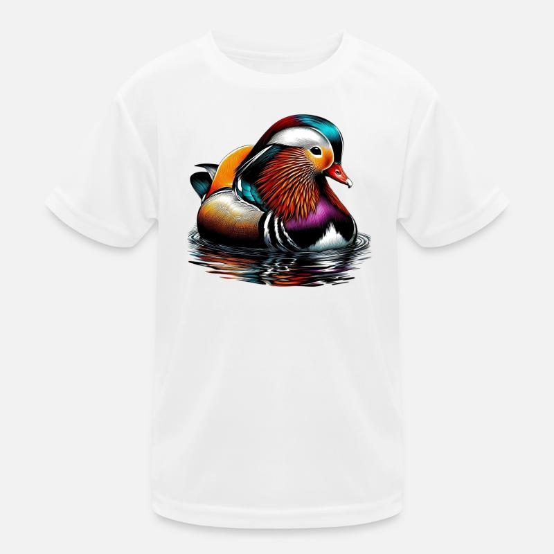 Mandarin duck Kids Functional T-Shirt