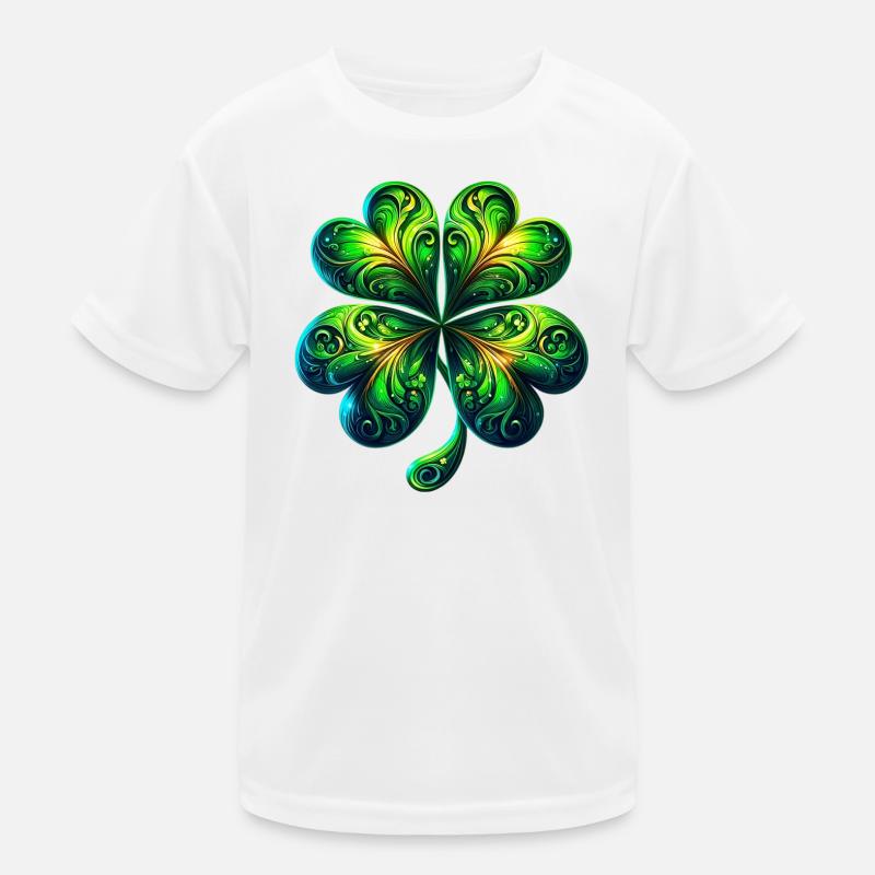 Four-leaf clover Kids Functional T-Shirt