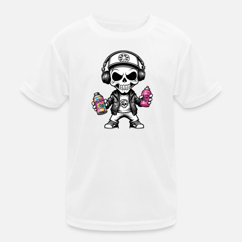 Graffiti Sprayer Kinder Funktions-T-Shirt