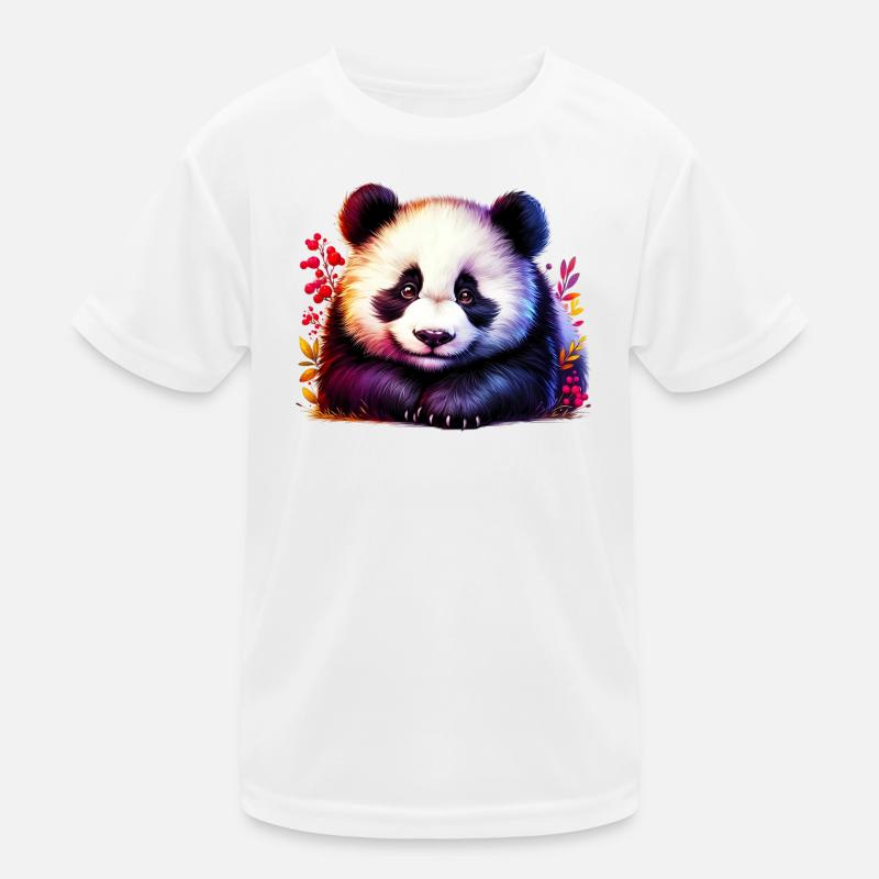 Panda Kids Functional T-Shirt