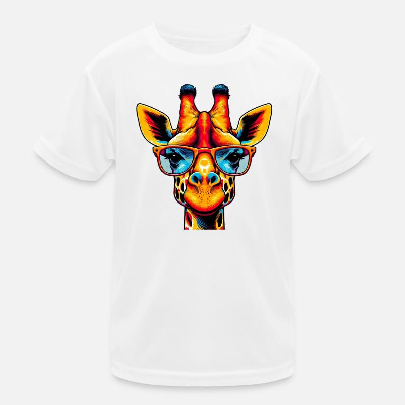 Giraffe Kinder Funktions-T-Shirt