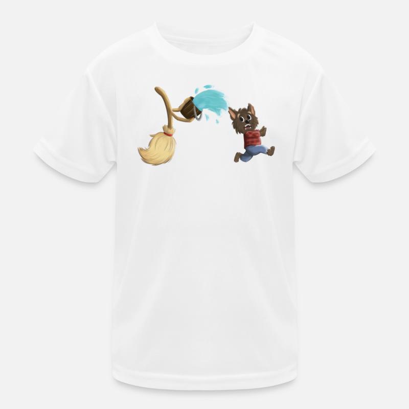 Der Zauberlehrling als Werwolf Kinder Funktions-T-Shirt