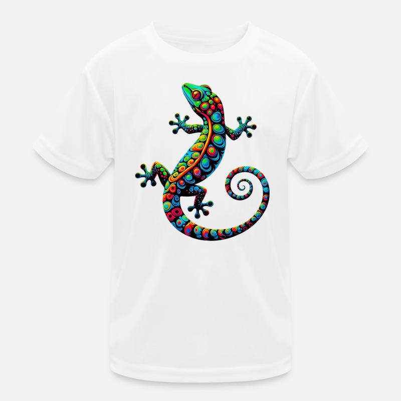 Gecko Kinder Funktions-T-Shirt