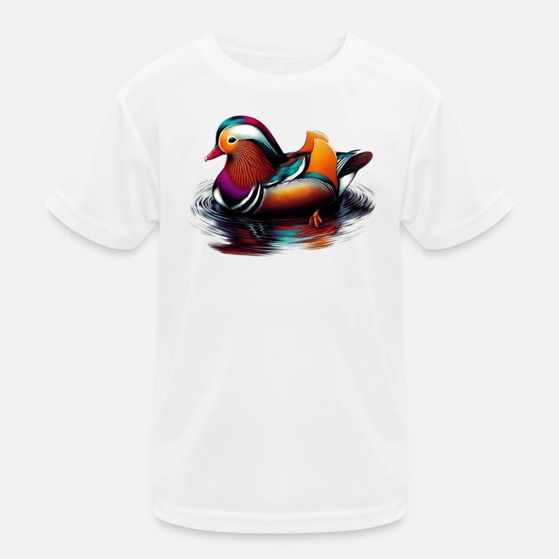 Mandarin duck Kids Functional T-Shirt